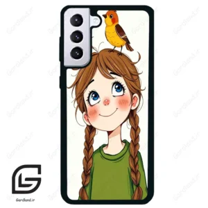 قاب گوشی سامسونگ اس 21 پلاس (Galaxy S21 Plus ) طرح دختر کد 2640