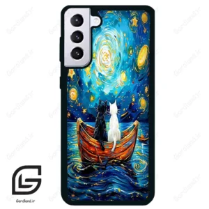 قاب گوشی سامسونگ اس 21 پلاس (Galaxy S21 Plus ) طرح گربه کد 2727