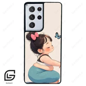 قاب گوشی سامسونگ اس 21 اولترا (Galaxy S21 Ultra ) طرح دخترانه کد 2032