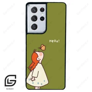 قاب گوشی سامسونگ اس 21 اولترا (Galaxy S21 Ultra ) طرح دخترانه کد 2044