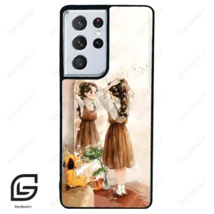 قاب گوشی سامسونگ اس 21 اولترا (Galaxy S21 Ultra ) طرح دخترانه کد 2078