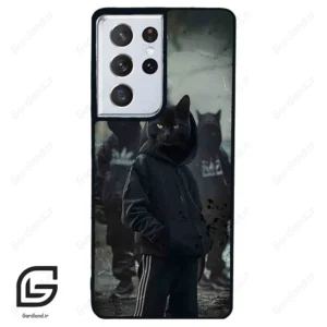 قاب گوشی سامسونگ اس 21 اولترا (Galaxy S21 Ultra ) طرح گربه کد 2091