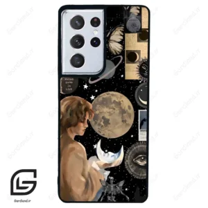 قاب گوشی سامسونگ اس 21 اولترا (Galaxy S21 Ultra ) طرح دخترانه کد 2111