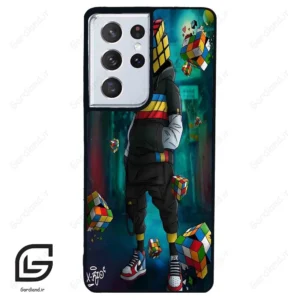 قاب گوشی سامسونگ اس 21 اولترا (Galaxy S21 Ultra ) طرح مکعب کد 2229