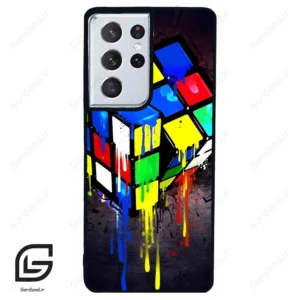 قاب گوشی سامسونگ اس 21 اولترا (Galaxy S21 Ultra ) طرح مکعب کد 2236