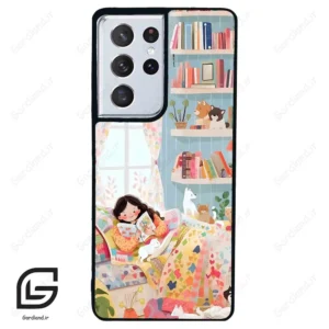 قاب گوشی سامسونگ اس 21 اولترا (Galaxy S21 Ultra ) طرح دخترانه کد 2325