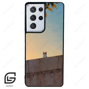 قاب گوشی سامسونگ اس 21 اولترا (Galaxy S21 Ultra ) طرح گربه کد 2365
