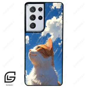 قاب گوشی سامسونگ اس 21 اولترا (Galaxy S21 Ultra ) طرح گربه کد 2366