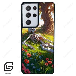 قاب گوشی سامسونگ اس 21 اولترا (Galaxy S21 Ultra ) طرح اسکلت کد 2371