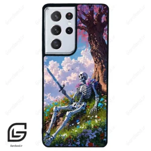 قاب گوشی سامسونگ اس 21 اولترا (Galaxy S21 Ultra ) طرح اسکلت کد 2372