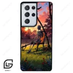 قاب گوشی سامسونگ اس 21 اولترا (Galaxy S21 Ultra ) طرح اسکلت کد 2373