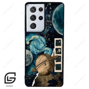 قاب گوشی سامسونگ اس 21 اولترا (Galaxy S21 Ultra ) طرح کهکشان کد 2401