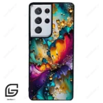 قاب گوشی سامسونگ اس 21 اولترا (Galaxy S21 Ultra ) طرح ابرنگی کد 2447