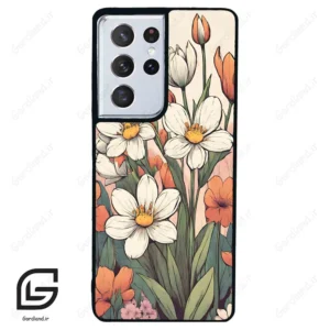 قاب گوشی سامسونگ اس 21 اولترا (Galaxy S21 Ultra ) طرح گل کد 2475