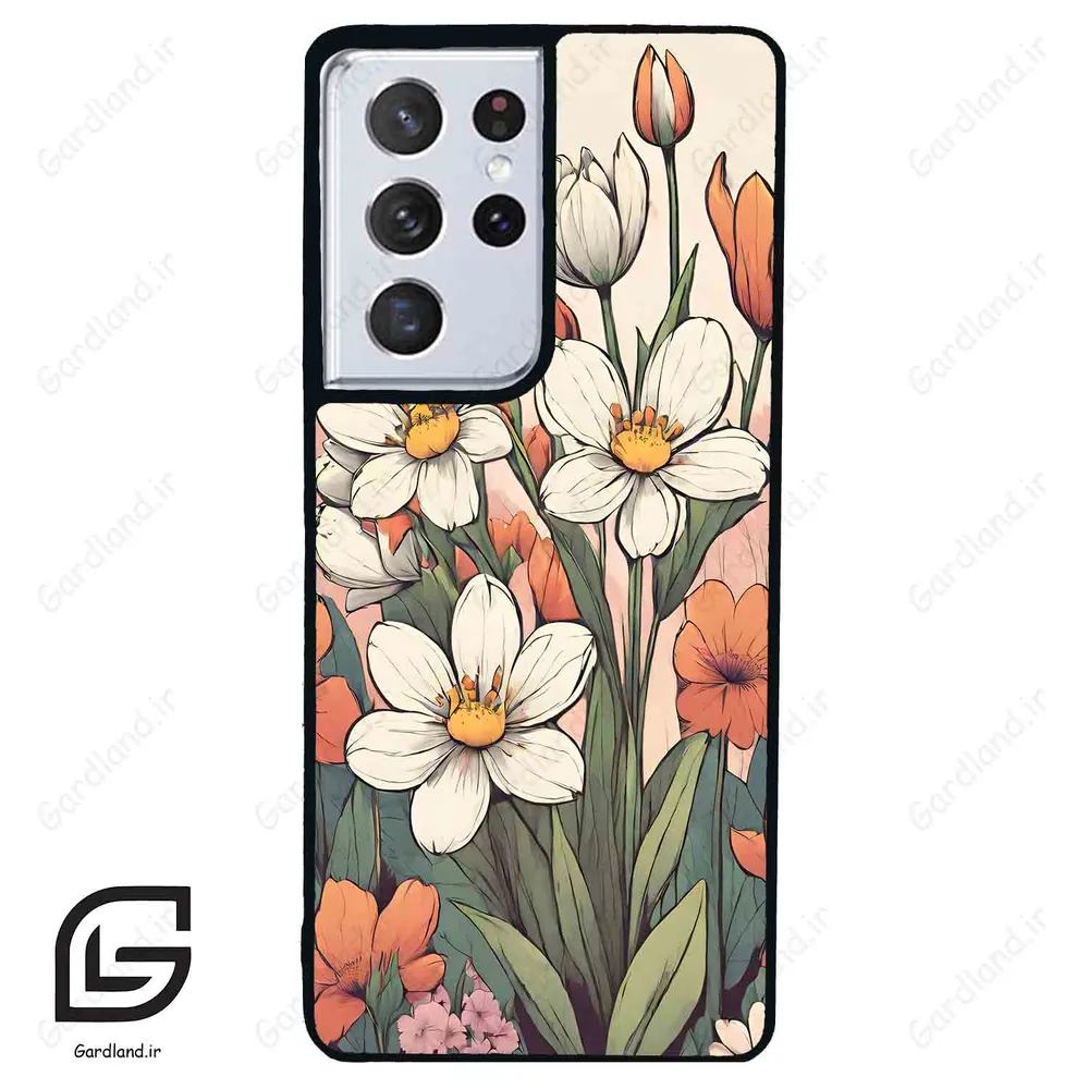 قاب گوشی سامسونگ اس 21 اولترا (Galaxy S21 Ultra ) طرح گل کد 2475