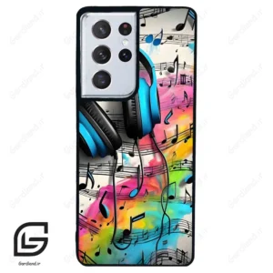 قاب گوشی سامسونگ اس 21 اولترا (Galaxy S21 Ultra ) طرح موسیقی کد 2482