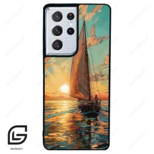 قاب گوشی سامسونگ اس 21 اولترا (Galaxy S21 Ultra ) طرح قایق کد 2485