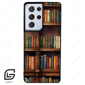 قاب گوشی سامسونگ اس 21 اولترا (Galaxy S21 Ultra ) طرح کتابخانه کد 2527