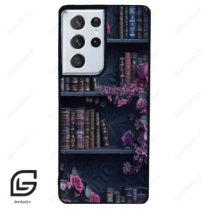 قاب گوشی سامسونگ اس 21 اولترا (Galaxy S21 Ultra ) طرح کتابخانه کد 2529