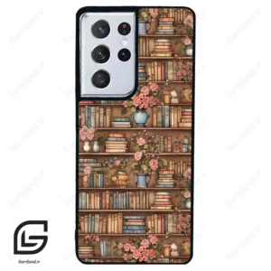 قاب گوشی سامسونگ اس 21 اولترا (Galaxy S21 Ultra ) طرح کتابخانه کد 2535