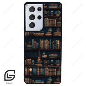 قاب گوشی سامسونگ اس 21 اولترا (Galaxy S21 Ultra ) طرح کتابخانه کد 2536
