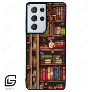 قاب گوشی سامسونگ اس 21 اولترا (Galaxy S21 Ultra ) طرح کتابخانه کد 2537