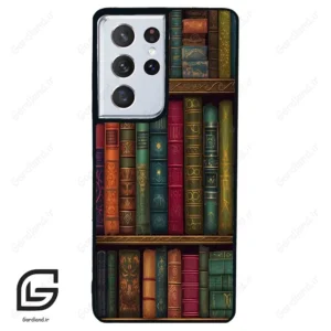 قاب گوشی سامسونگ اس 21 اولترا (Galaxy S21 Ultra ) طرح کتابخانه کد 2538