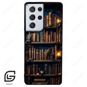 قاب گوشی سامسونگ اس 21 اولترا (Galaxy S21 Ultra ) طرح کتابخانه کد 2541