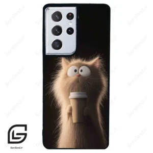 قاب گوشی سامسونگ اس 21 اولترا (Galaxy S21 Ultra ) طرح گربه کد 2567