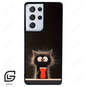 قاب گوشی سامسونگ اس 21 اولترا (Galaxy S21 Ultra ) طرح گربه کد 2580