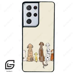 قاب گوشی سامسونگ اس 21 اولترا (Galaxy S21 Ultra ) طرح سگ کد 2630