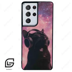 قاب گوشی سامسونگ اس 21 اولترا (Galaxy S21 Ultra ) طرح گربه کد 2641