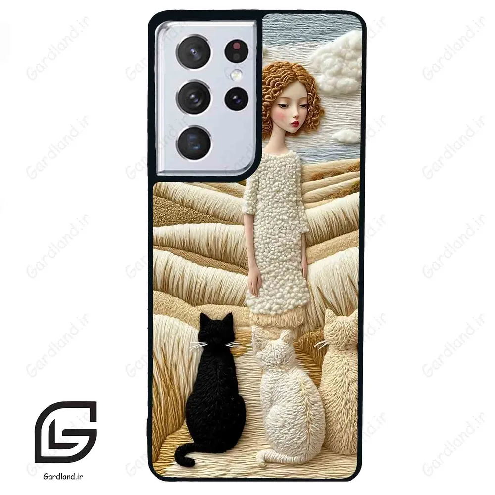 قاب گوشی سامسونگ اس 21 اولترا (Galaxy S21 Ultra ) طرح دخترانه کد 2679