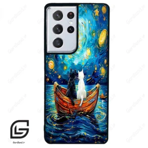 قاب گوشی سامسونگ اس 21 اولترا (Galaxy S21 Ultra ) طرح گربه کد 2727