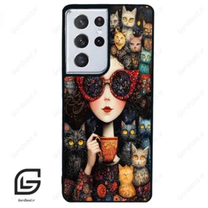 قاب گوشی سامسونگ اس 21 اولترا (Galaxy S21 Ultra ) طرح دخترانه کد 2829