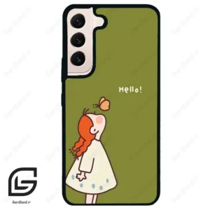 قاب گوشی سامسونگ اس 22 نرمال (Galaxy S22 5G ) طرح دخترانه کد 2044