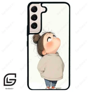 قاب گوشی سامسونگ اس 22 نرمال (Galaxy S22 5G ) طرح دختر کد 2057