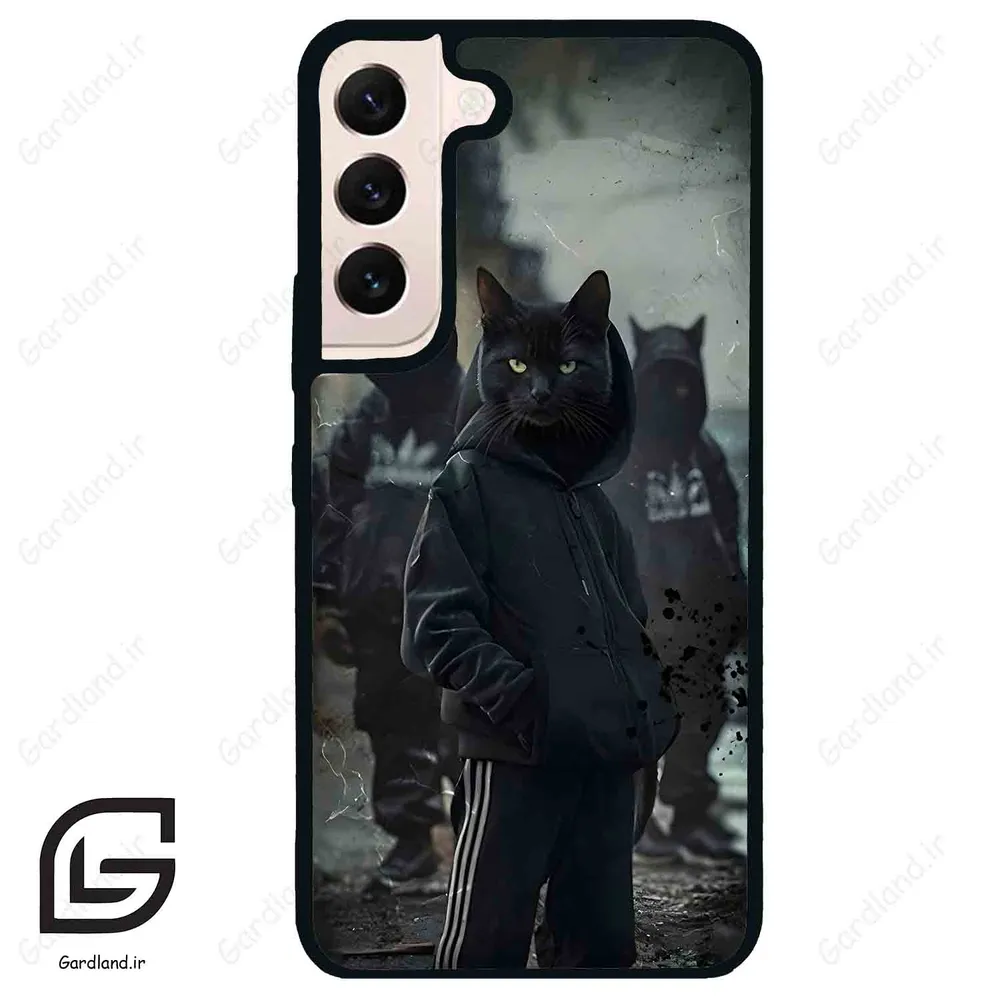قاب گوشی سامسونگ اس 22 نرمال (Galaxy S22 5G ) طرح گربه کد 2091