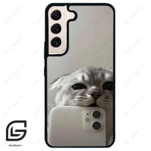 قاب گوشی سامسونگ اس 22 نرمال (Galaxy S22 5G ) طرح گربه کد 2246