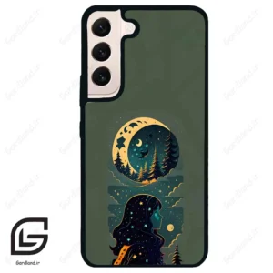قاب گوشی سامسونگ اس 22 نرمال (Galaxy S22 5G ) طرح ماه کد 2267
