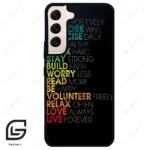 قاب گوشی سامسونگ اس 22 نرمال (Galaxy S22 5G ) طرح متن کد 2332