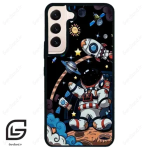 قاب گوشی سامسونگ اس 22 نرمال (Galaxy S22 5G ) طرح فضانورد کد 2392