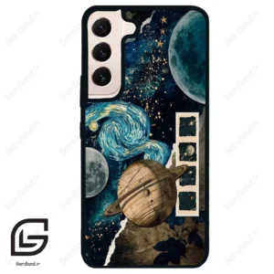قاب گوشی سامسونگ اس 22 نرمال (Galaxy S22 5G ) طرح کهکشان کد 2401