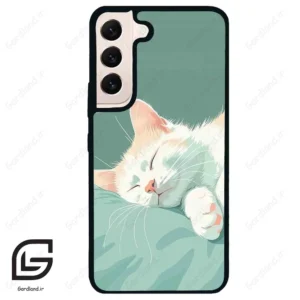 قاب گوشی سامسونگ اس 22 نرمال (Galaxy S22 5G ) طرح گربه کد 2403