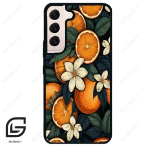 قاب گوشی سامسونگ اس 22 نرمال (Galaxy S22 5G ) طرح پرتقالی کد 2423