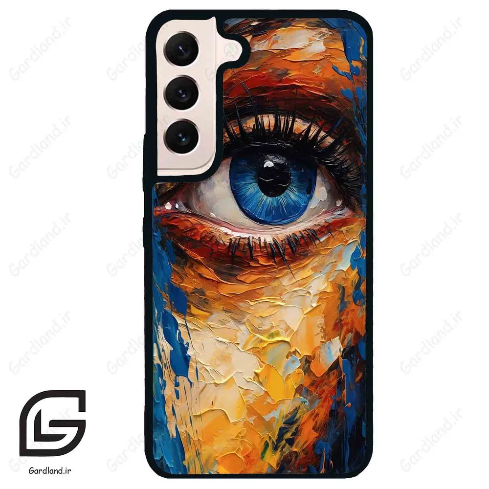 قاب گوشی سامسونگ اس 22 نرمال (Galaxy S22 5G ) طرح چشم کد 2435