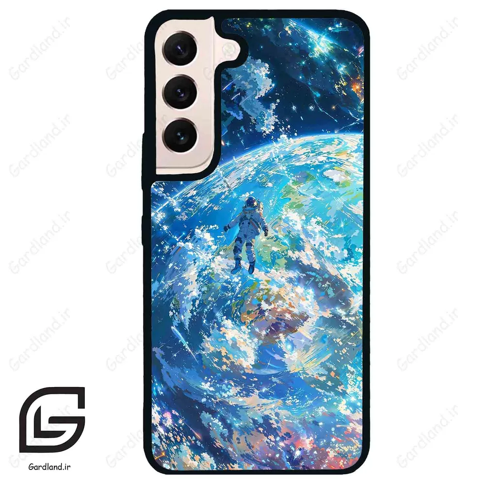قاب گوشی سامسونگ اس 22 نرمال (Galaxy S22 5G ) طرح فضانورد کد 2444
