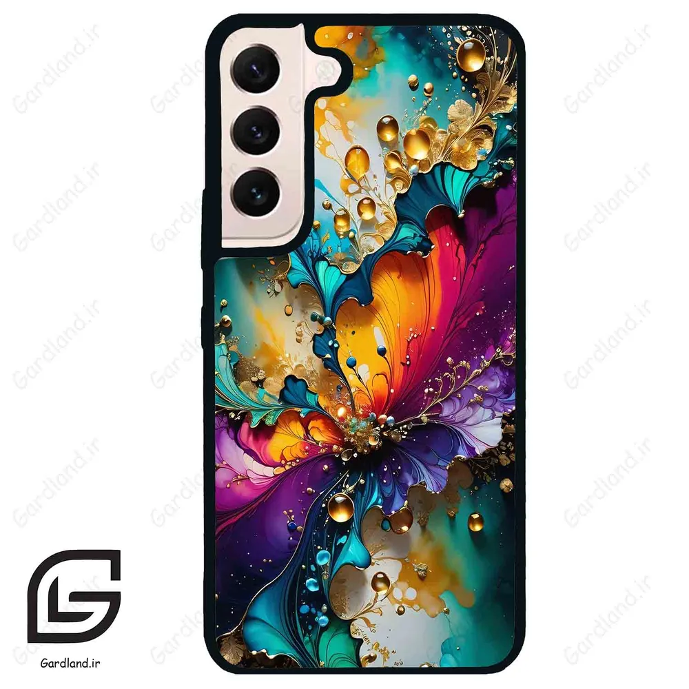قاب گوشی سامسونگ اس 22 نرمال (Galaxy S22 5G ) طرح ابرنگی کد 2447