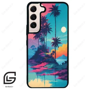 قاب گوشی سامسونگ اس 22 نرمال (Galaxy S22 5G ) طرح جزیره کد 2461