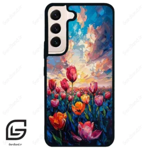 قاب گوشی سامسونگ اس 22 نرمال (Galaxy S22 5G ) طرح گل کد 2466